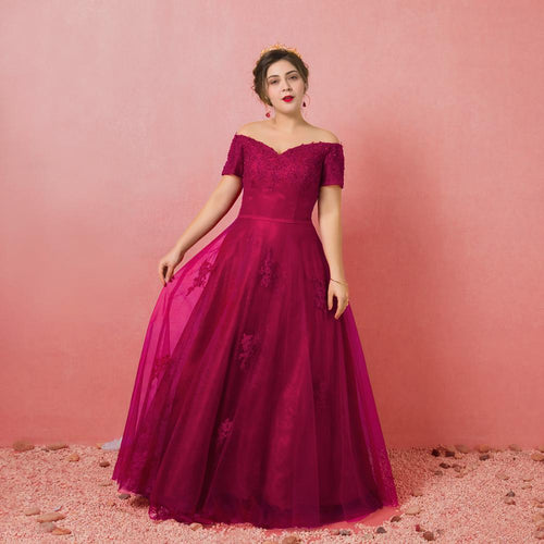 Evening Dresses 2019 Fashion A-line V-neck Natural Floor-length Lace-up T-shirt Party Gown